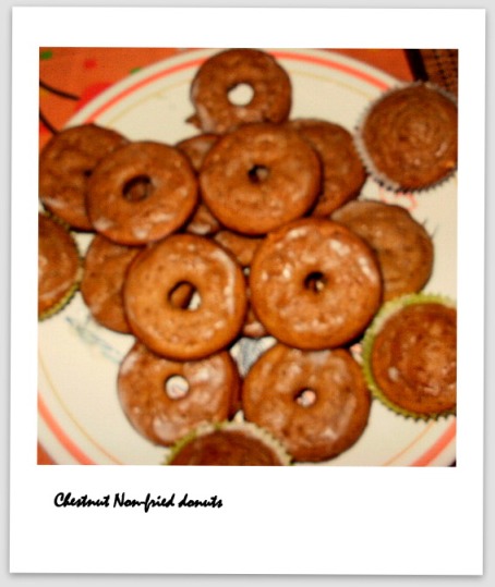 Chestnut flour donuts